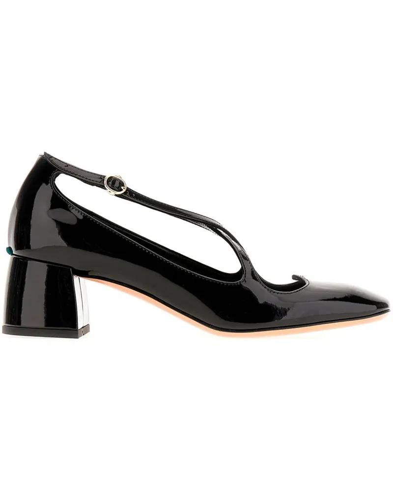 A.BOCCA Pumps mit Lack-Finish - Schwarz Schwarz