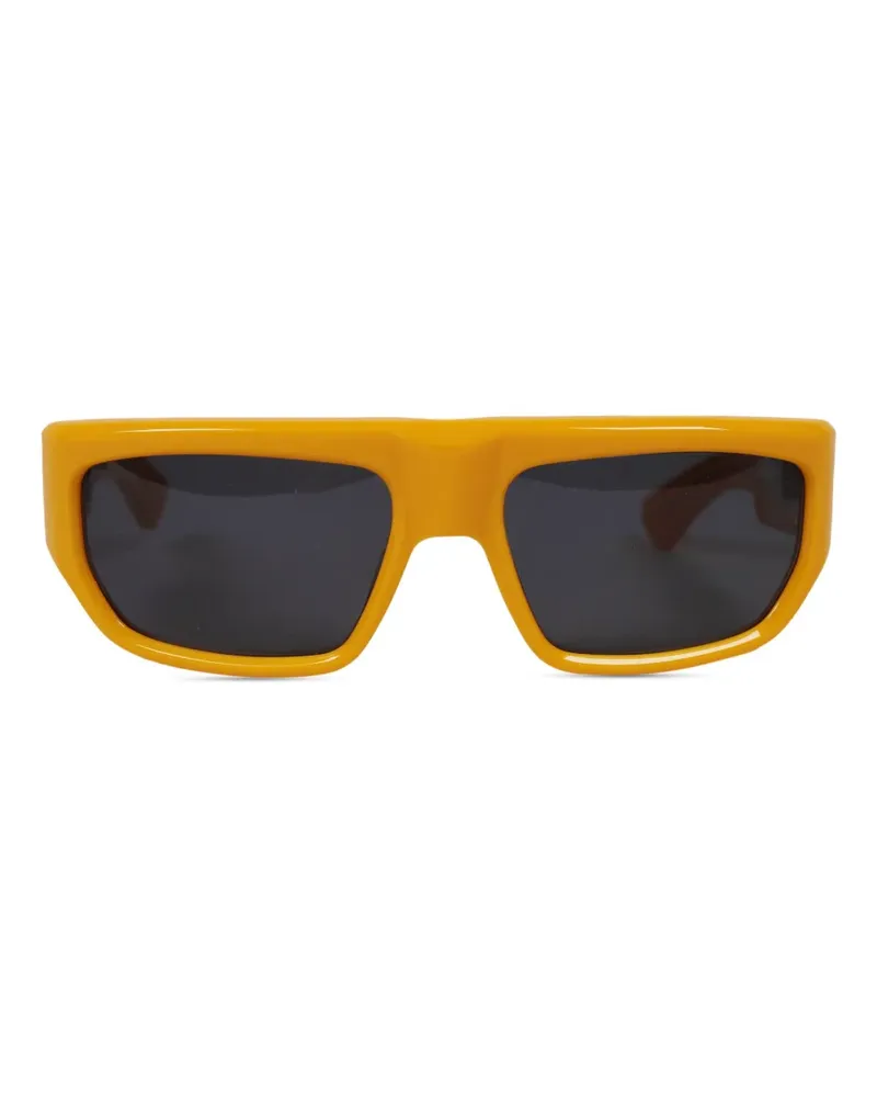 Jacques Marie Mage Sonnenbrille mit eckigem Gestell - Orange Orange