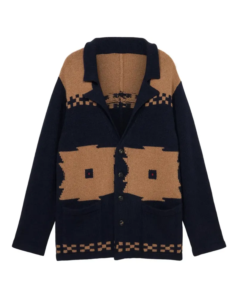 Fortela Fausto cardigan - Blau Blau