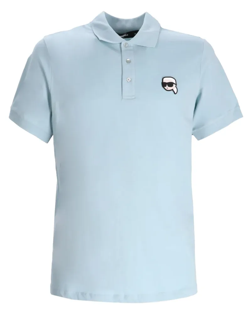 Karl Lagerfeld Ikonik Karl Poloshirt - Blau Blau