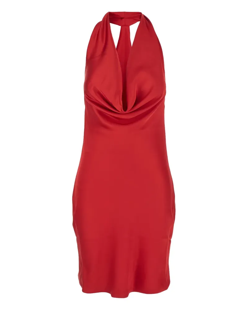 Norma Kamali Minikleid mit Neckholder - Rot Rot