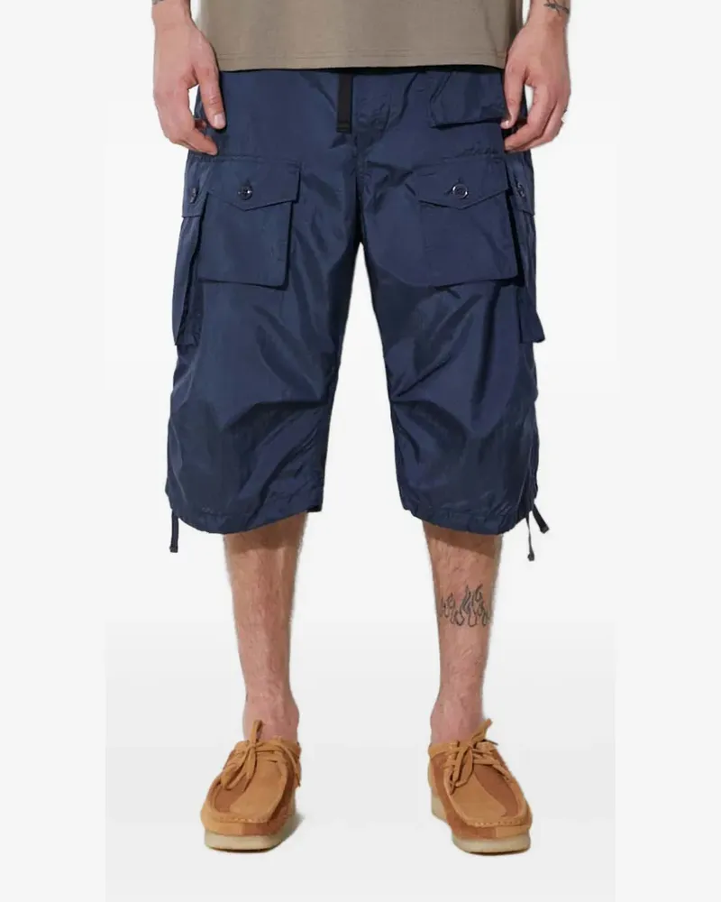 Engineered Garments Shorts mit aufgesetzter Tasche - Blau Blau