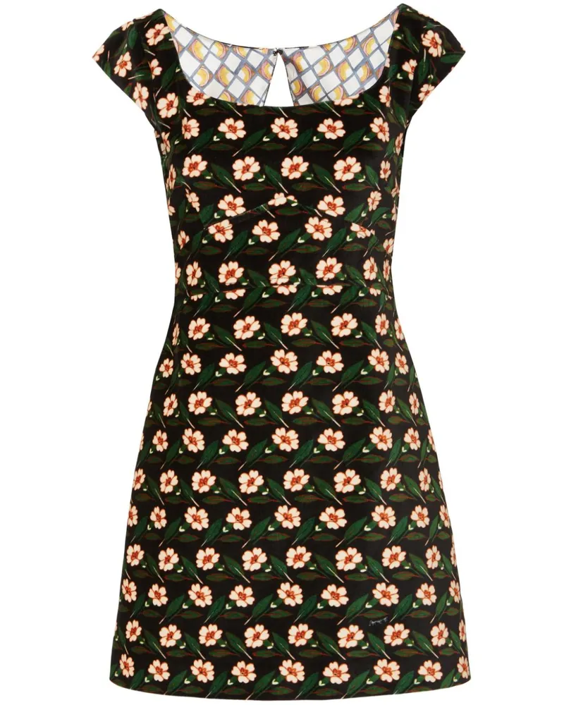 La DoubleJ Arabesque Minikleid - Schwarz Schwarz