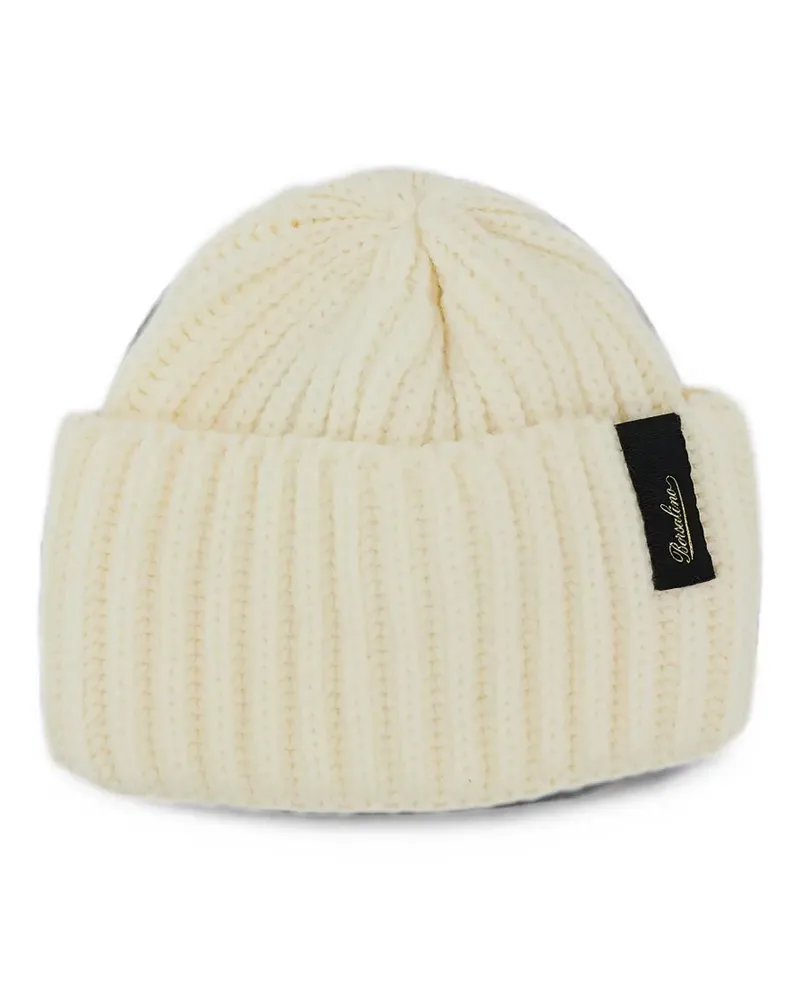 Borsalino Gerippte Bell Beanie - Nude Nude