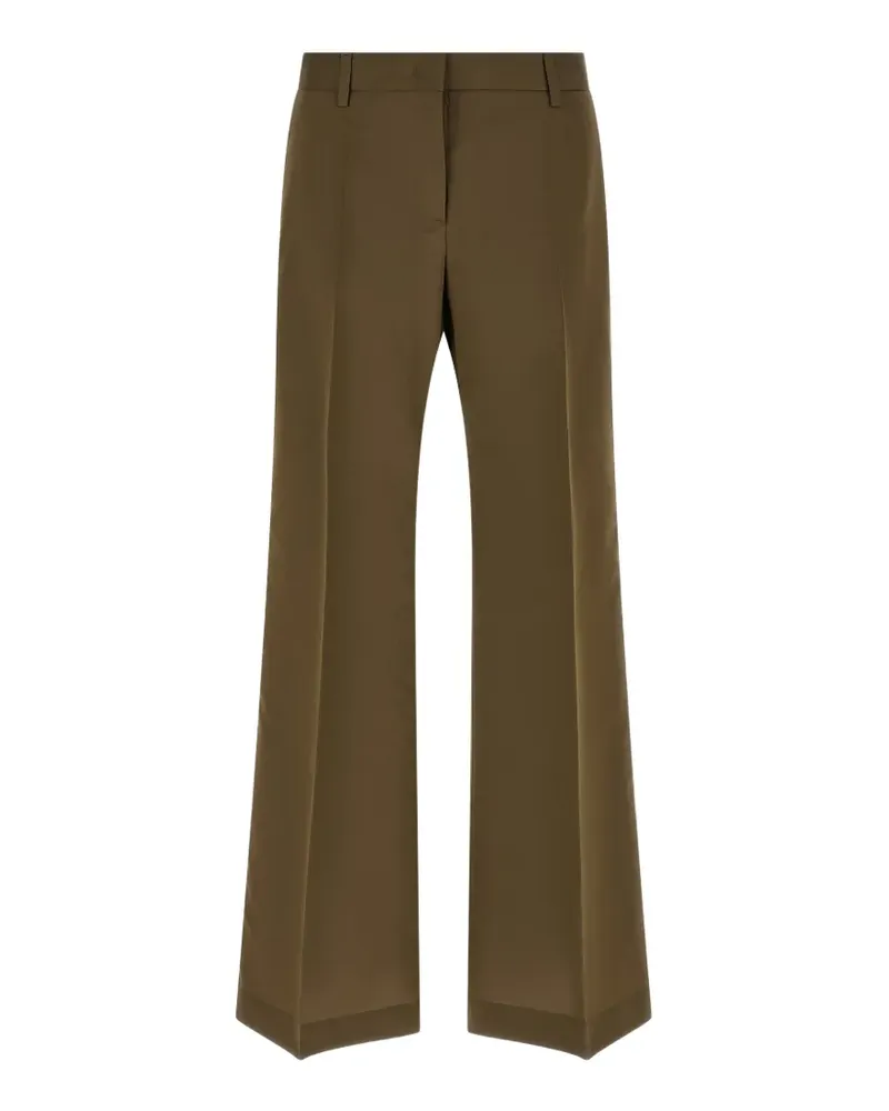 Alberto Biani flared palazzo pants - Grün Grün
