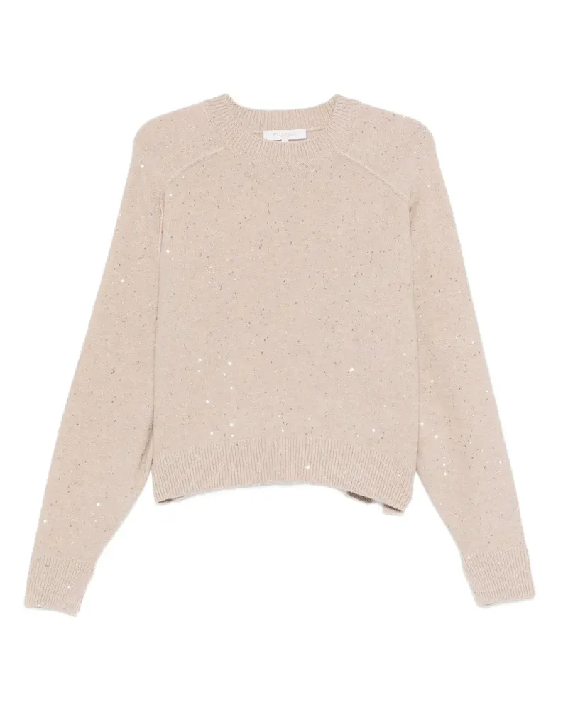 Antonelli Firenze Pullover mit Pailletten - Nude Nude