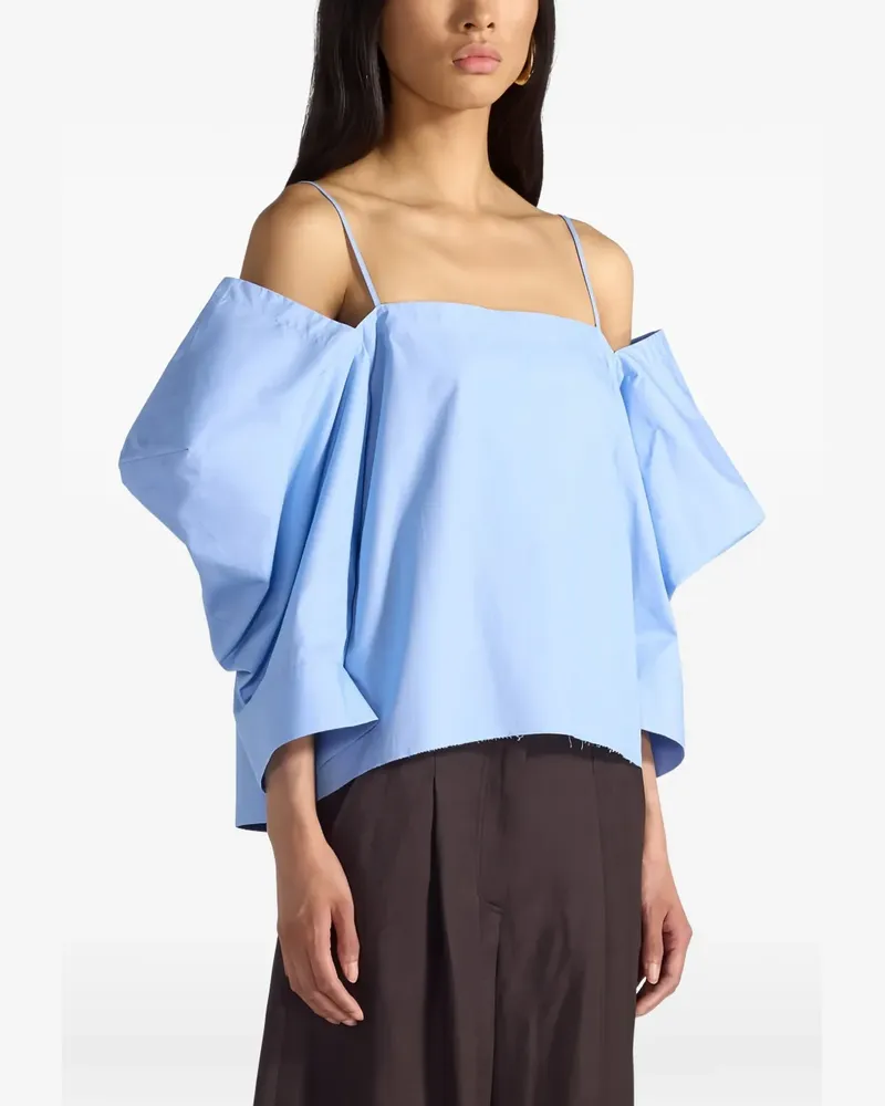 Liviana Conti Aira Bluse - Blau Blau