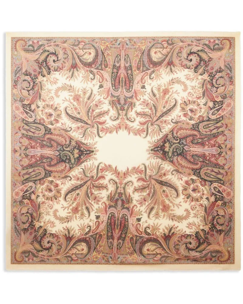Etro Kaschmirschal mit Paisleymuster - Nude Nude