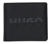 Kartenetui mit Logo-Prägung - Schwarz