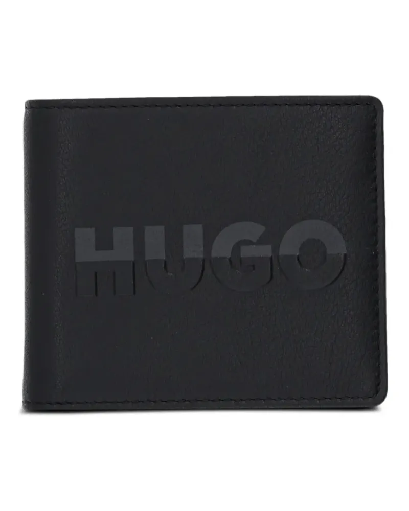 HUGO BOSS logo-embossed cardholder - Schwarz Schwarz