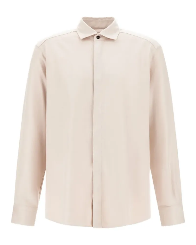 Herno Resort Hemd mit Spreizkragen - Nude Nude