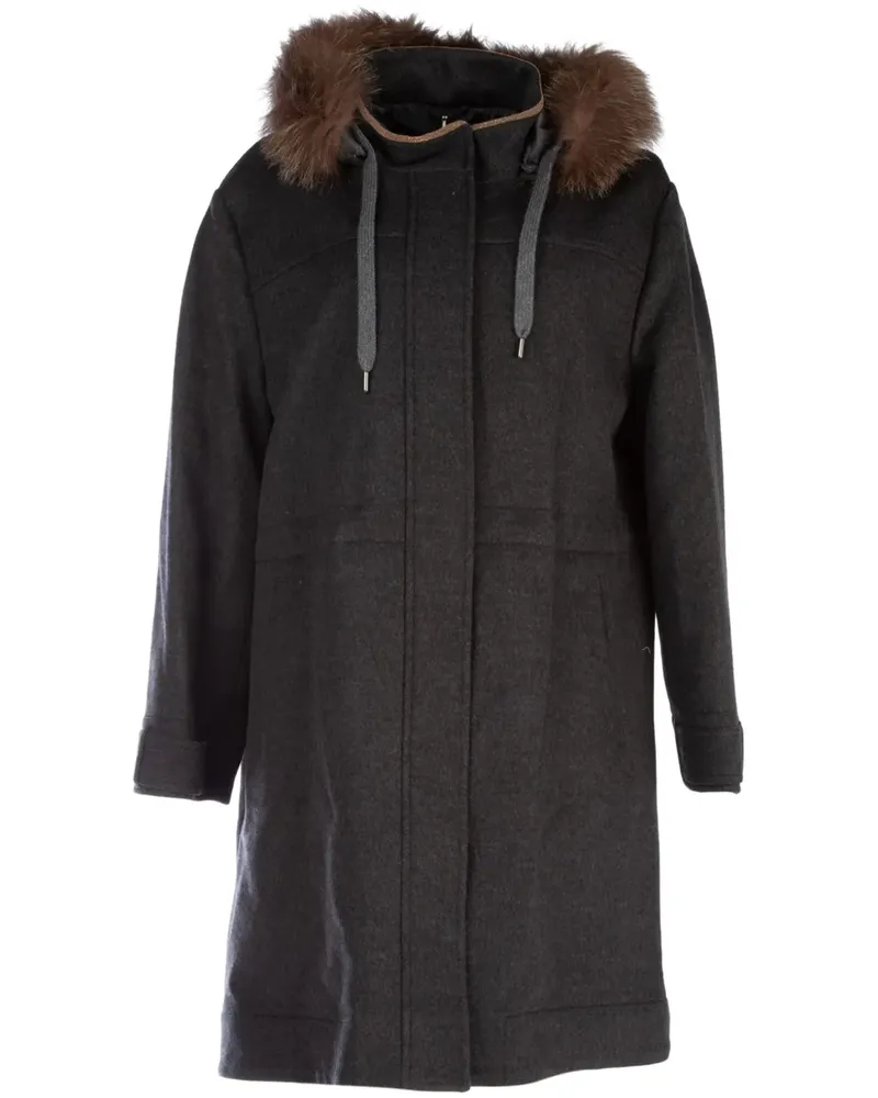 Brunello Cucinelli Klassische Kapuzenjacke - Braun Braun