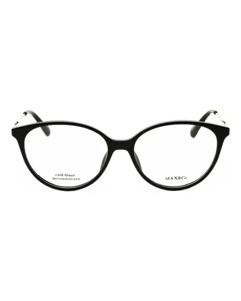 MAX&Co. round-frame glasses - Schwarz Schwarz