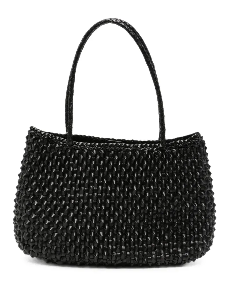 Dragon Diffusion leather tote bag - Schwarz Schwarz