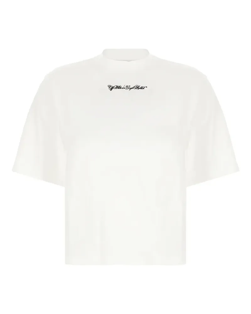OFF-WHITE cotton T-shirt - Weiß Weiß