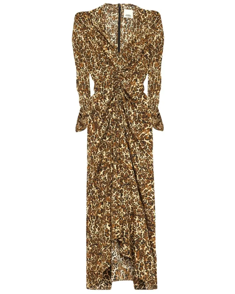 Isabel Marant Albini Kleid - Braun Braun