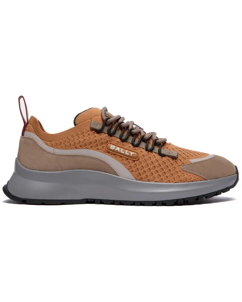 Bally Sneakers mit Mesh-Einsätzen Braun