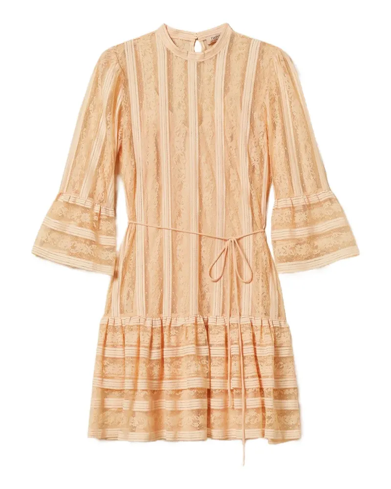 Twin-Set striped lace dress - Rosa Rosa