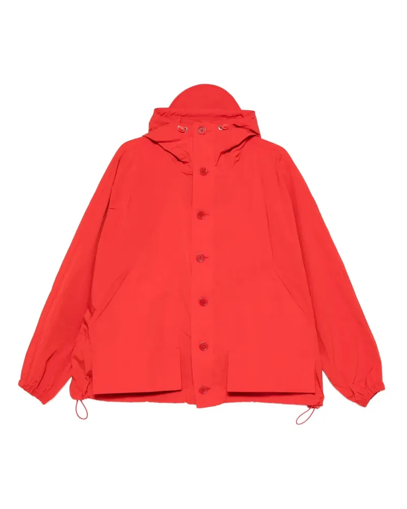 YMC Kapuzenjacke mit Kordelzug - Rot Rot