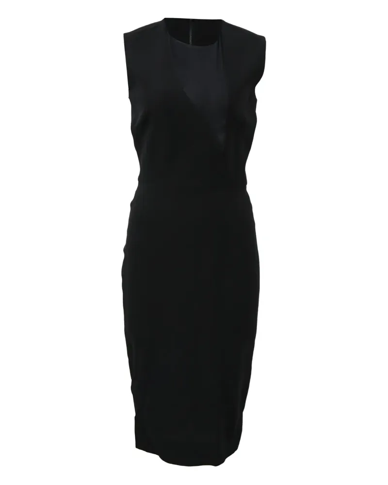 Victoria Beckham Ärmelloses Midikleid - Schwarz Schwarz