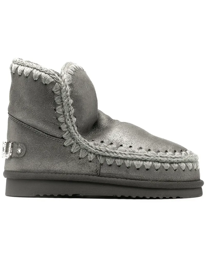 Mou Eskimo' Stiefel im Metallic-Look - Grau Grau