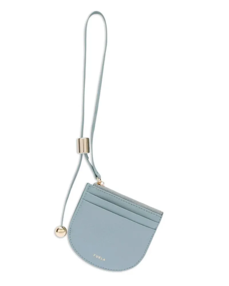 Furla Laura Kartenetui mit Riemen - Blau Blau