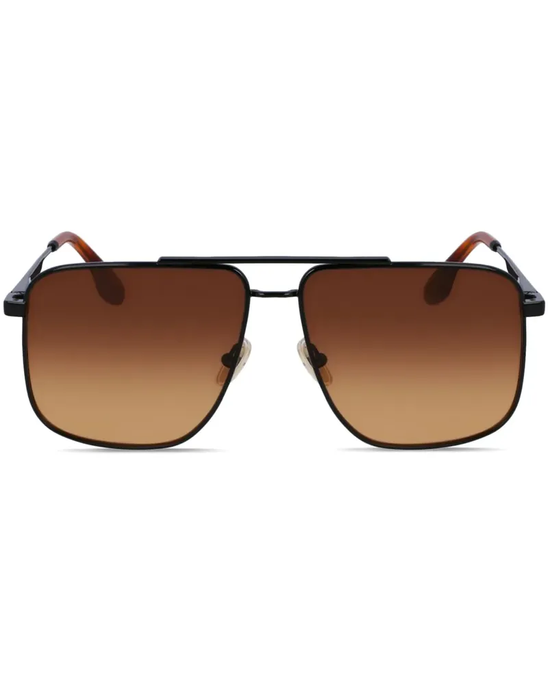 Victoria Beckham Getönte Pilotenbrille - Schwarz Schwarz