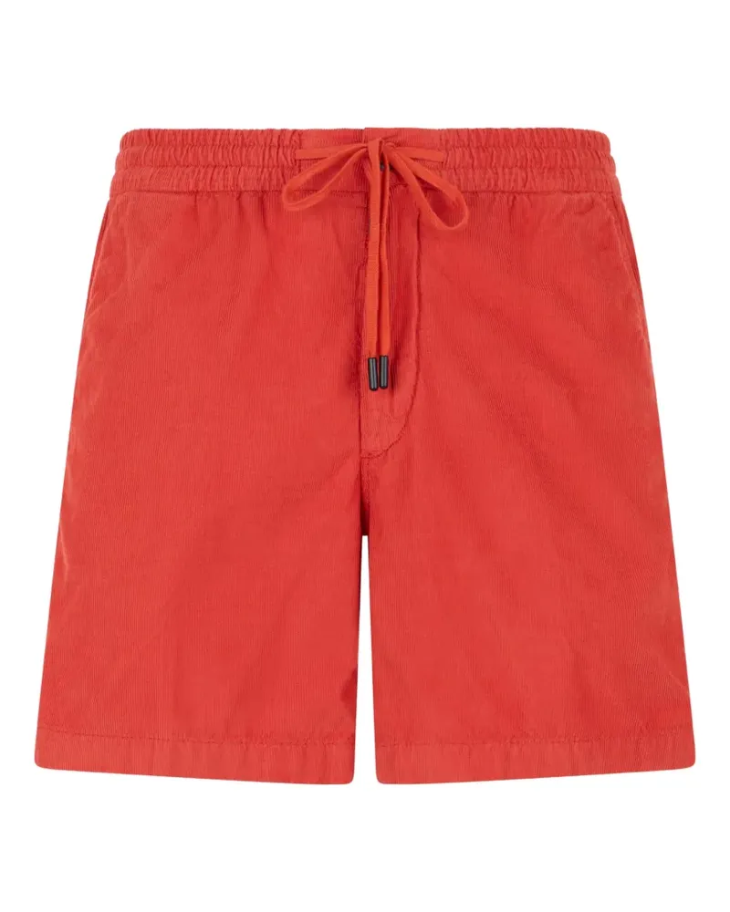 Slowear drawstring velvet regular fit shorts - Orange Orange