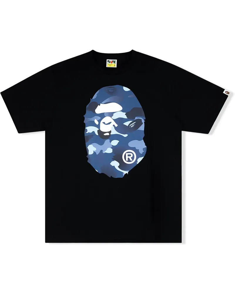 BAPE Gradation Camo Big Ape Head T-Shirt - Schwarz Schwarz