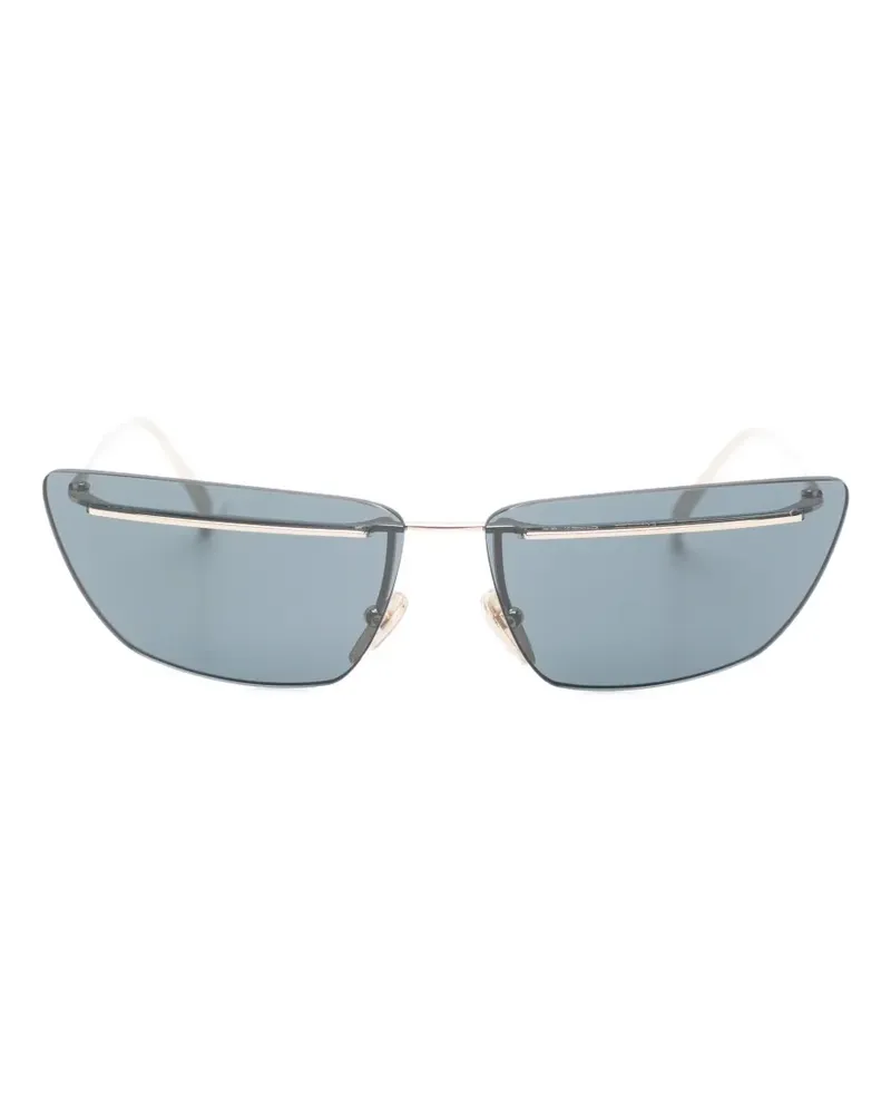 Prada Sonnenbrille mit geometrischem Gestell - Gold Gold