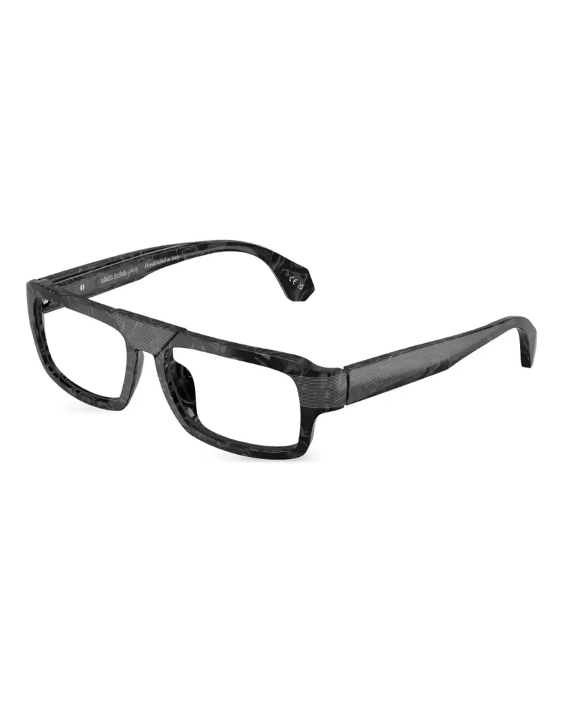 Alain Mikli rectangle-frame glasses - Schwarz Schwarz