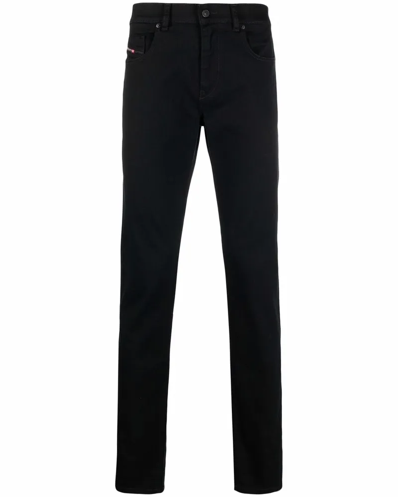 Diesel D-Strukt Slim-Fit-Jeans - Schwarz Schwarz
