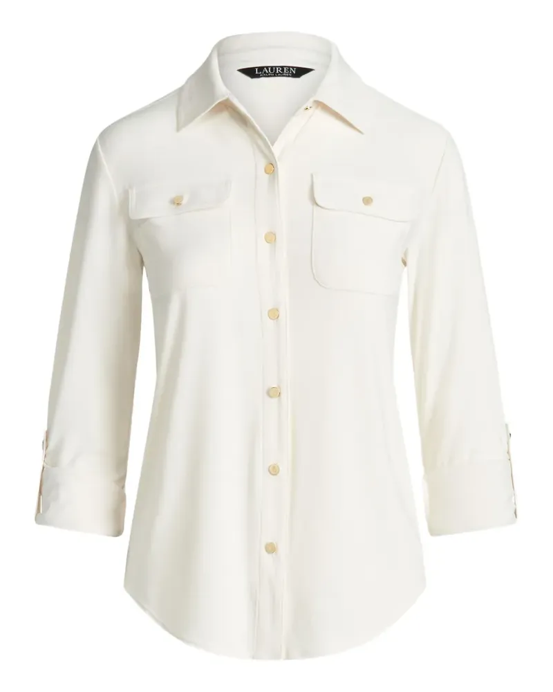 Ralph Lauren long-sleeve pocket shirt - Nude Nude