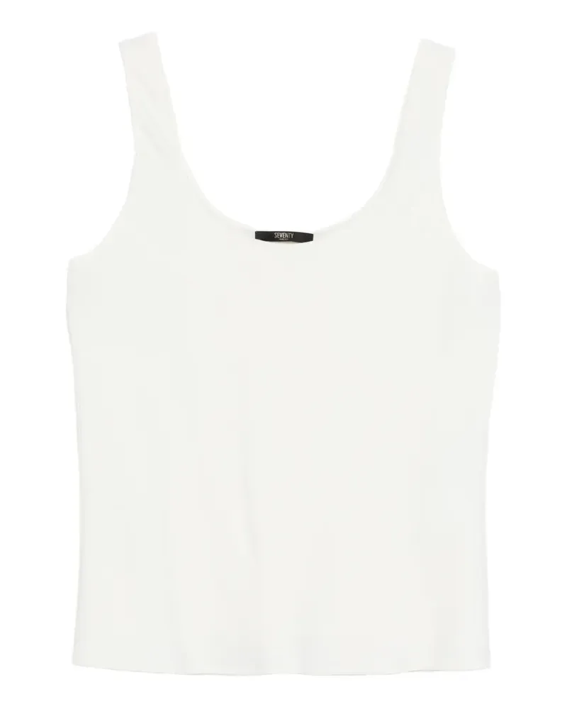 Seventy scoop-neck top - Weiß Weiß