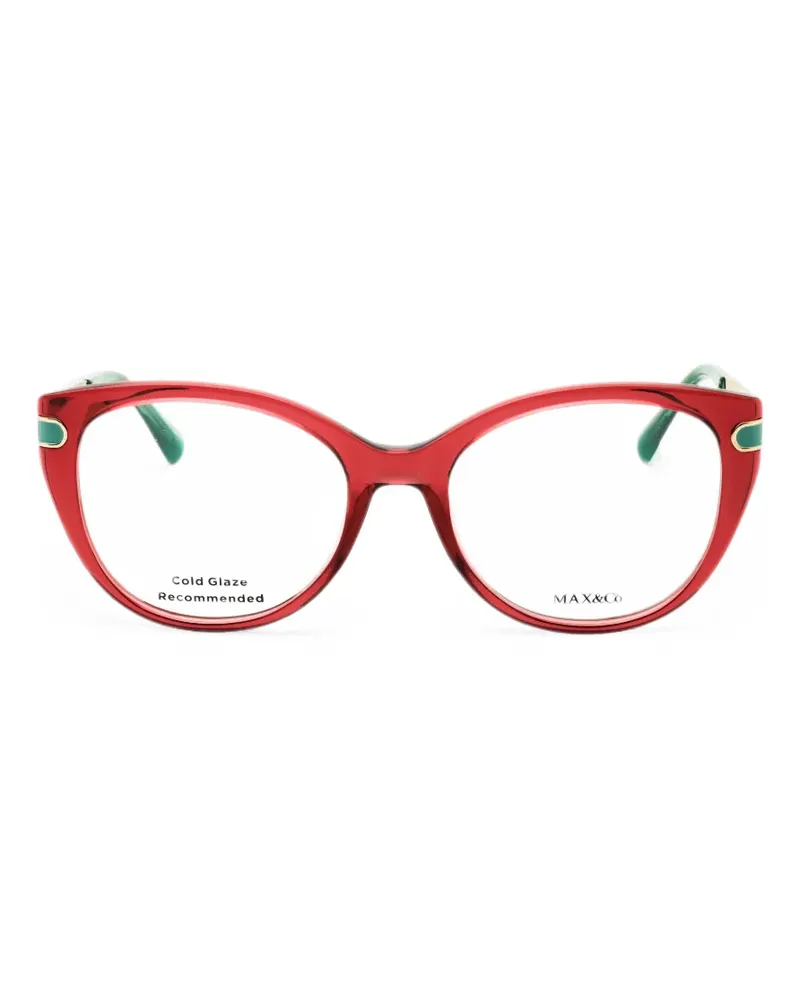 MAX&Co. cat-eye frame glasses - Braun Braun
