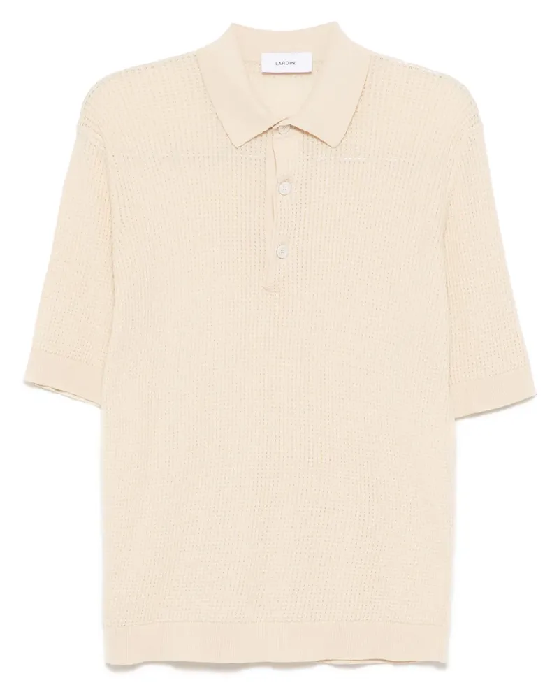 LARDINI Klassisches Poloshirt - Nude Nude