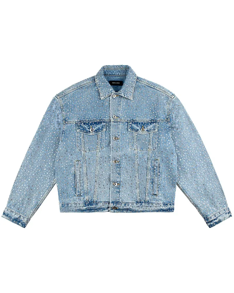 PURPLE BRAND P027 Holloway Jeansjacke - Blau Blau