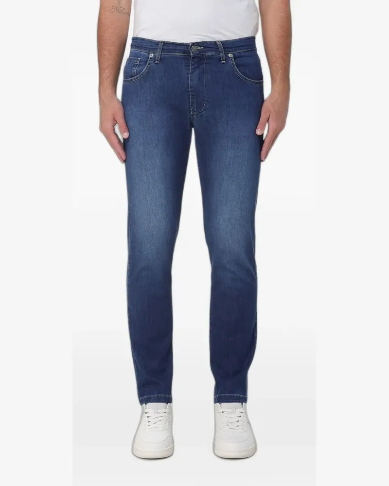 XC slim-fit five-pocket jeans - Blau Blau
