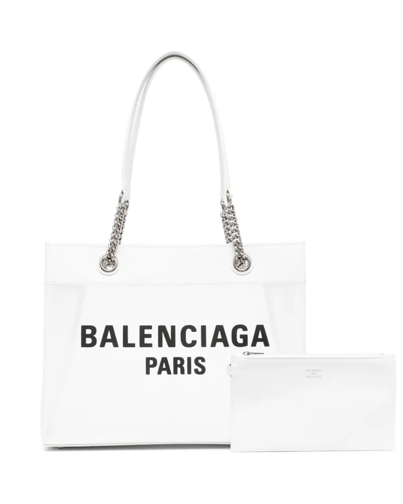 Balenciaga Mittelgroße Duty Free Handtasche - Weiß Weiß