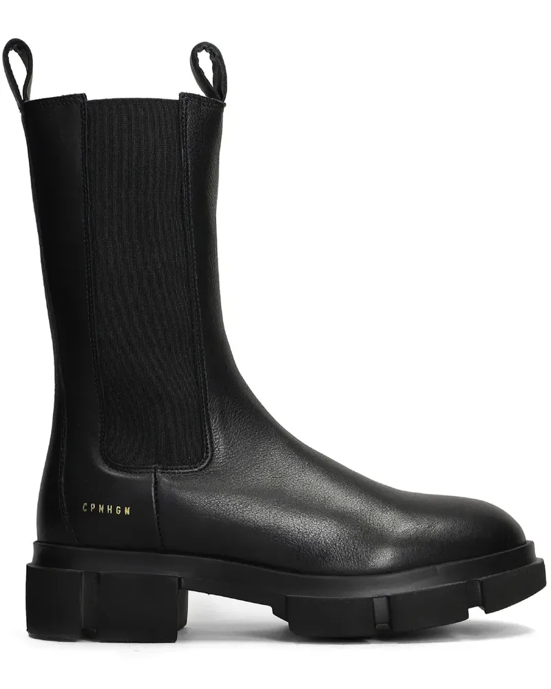 Copenhagen Klassische Chelsea-Boots - Schwarz Schwarz