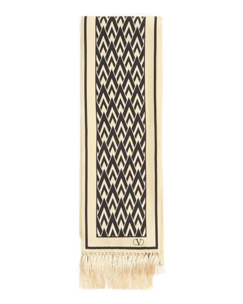 Valentino Garavani Toute La V Bandeau-Schal - Nude Nude