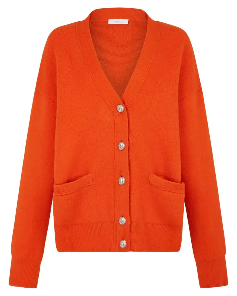 Paco Rabanne Oversized-Cardigan - Orange Orange