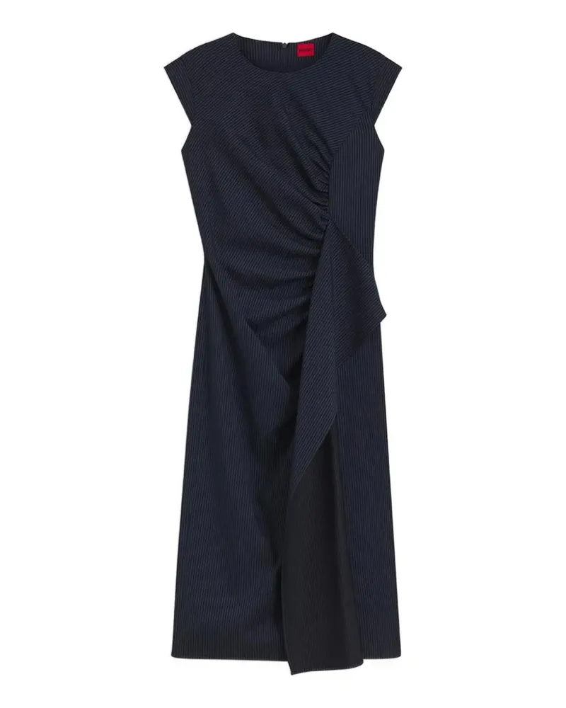 HUGO BOSS Midikleid mit Muster - Blau Blau