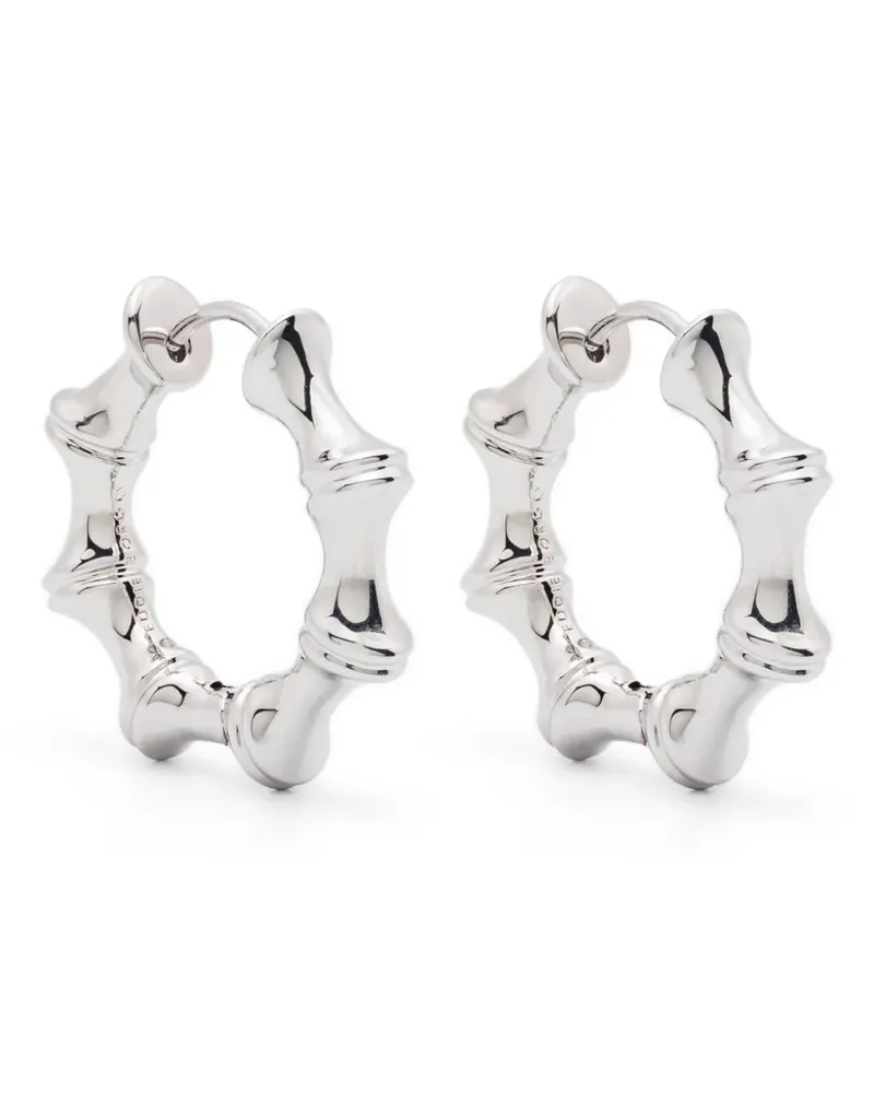 Eddie Borgo Bambu hoop earrings - Silber Silber