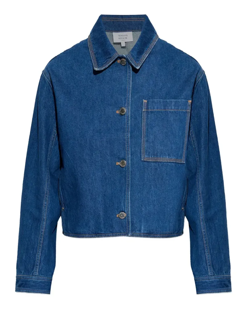 Kitsuné buttoned jacket - Blau Blau