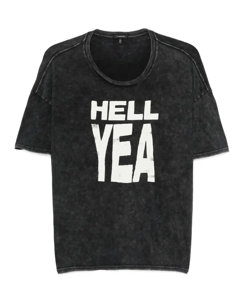 R13 graphic T-shirt - Grau Grau