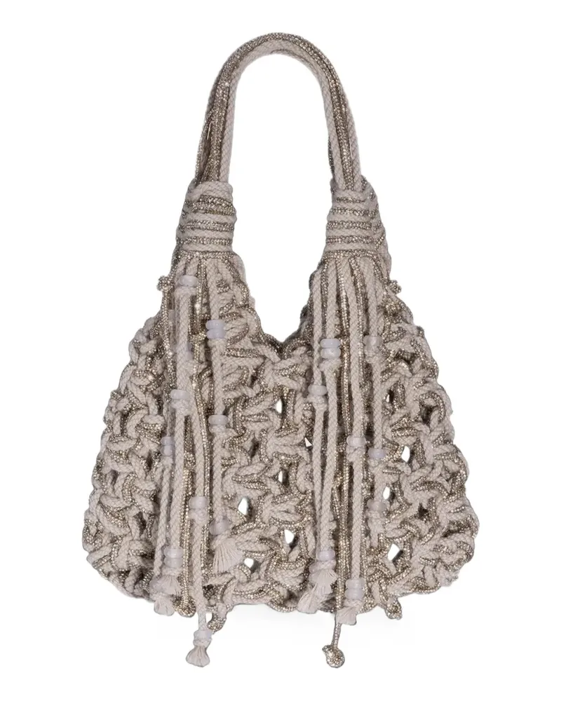 HIBOURAMA Vannifique Inverno Schultertasche - Nude Nude