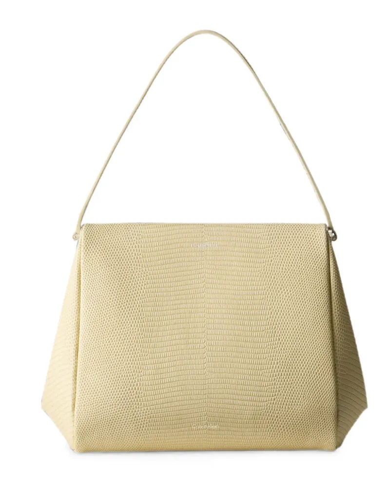 Calvin Klein lizard-effect frame shoulder bag - Nude Nude