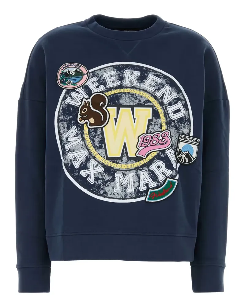 Max Mara Medea Sweatshirt - Blau Blau
