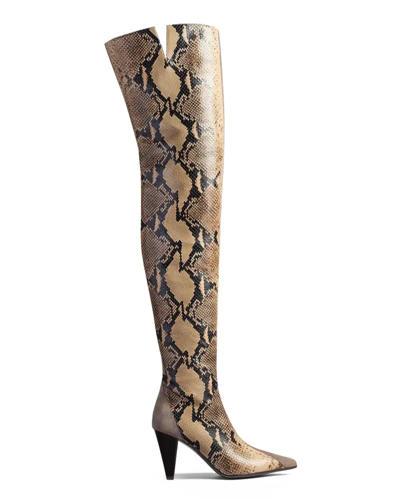 KHAITE Harvey over-the-knee high boots - Braun Braun